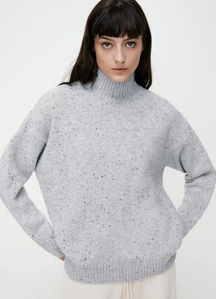 Вовняний светр оверсайз zara ( р.m)