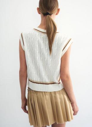 Жилет жилетка безрукавка вʼязана h&m hm 1232498001 оригінал ✅ xxs xs s m l xl3 фото