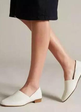 Ультрамодные кожаные туфли clarks3 фото