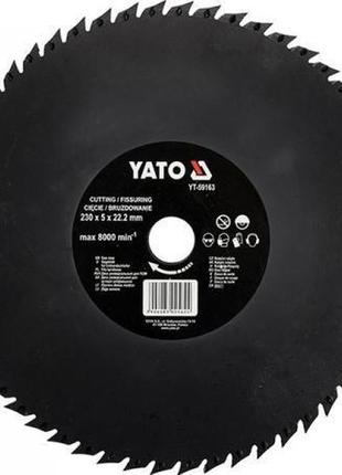 Пильный диск по дереву 230мм на большую болгарку yato yt-59163