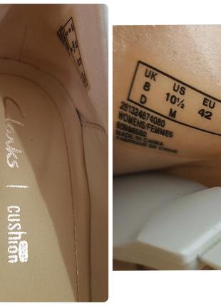 Ультрамодные кожаные туфли clarks8 фото
