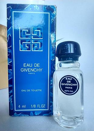 Eau de givenchy миниатюра 4 мл оригинал