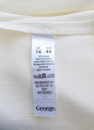 Блуза легка літня з віскози на запах нова розмір 16 george5 фото