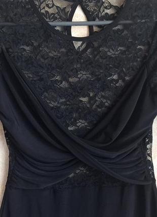 Черное мини платье3 фото