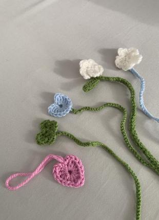Закладки для книг вязанные