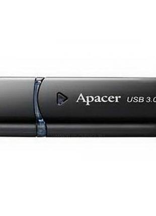 Usb флеш накопитель apacer 64gb ah355 black usb 3.0 (ap64gah355b-1)  гарантія!