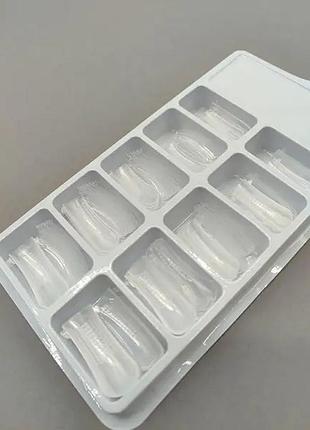 100 шт верхние формы для наращивания ногтей квадрат,