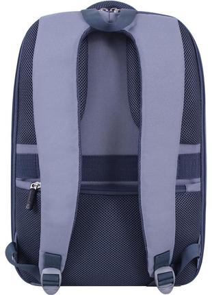Стильний рюкзак для ноутбука сірий на 16 л. g-savor діловий міський рюкзак3 фото