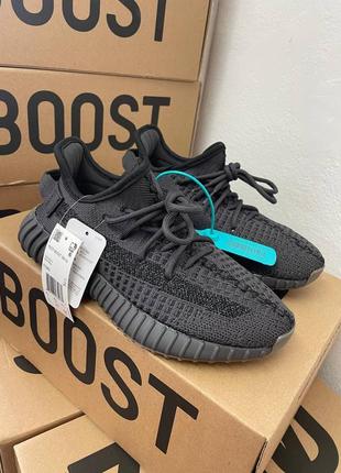 Кросівки policy adidas yeezy 350 cinder чорні  жіночі / чоловічі