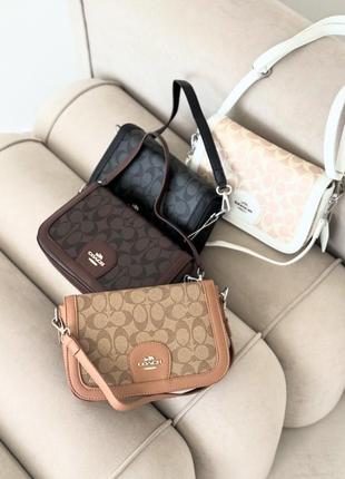 Сумка женская coach сумочка coach кожзам