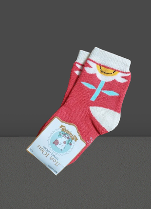 Носки детские теплы махровые на девочек 1-9 года разные цвета