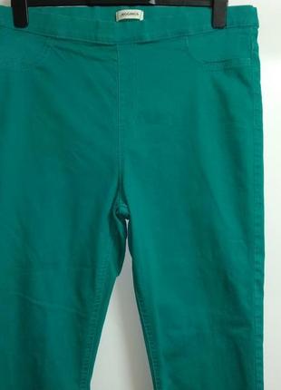 Зеленые джинсы джеггинсы на высокий рост #205#3 фото