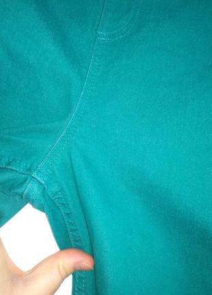 Зеленые джинсы джеггинсы на высокий рост #205#4 фото