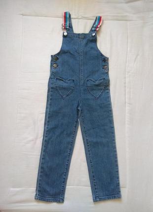 Комбинезон джинсовый на девочку joules 6 лет