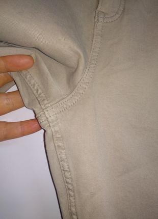 Базовые качественные стрейч джинсы цвета беж #258#5 фото