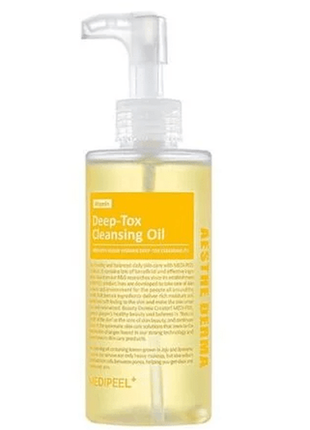 Вітамінна очищуюча олія medi-peel vegan vitamin deep tox cleansing oil , 200 мл.