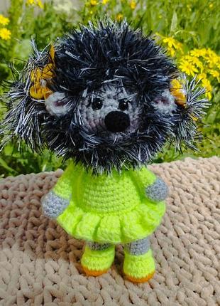 М'яка іграшка їжачок дівчинка