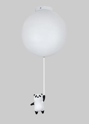 Белая потолочная люстра «пандочка» (52-9829c-1(250) wh+wh)
