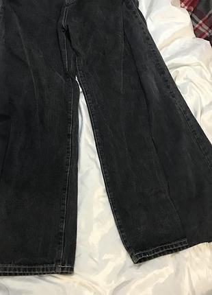 Широкие реп джинсы с принтом, джинсы бегги, drill, sk8