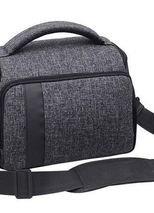 Фото універсальна сумка до фотоапарата +дощовик canon eos, nikon, sony, кенон, нікон, соні ( код: ibf026b )