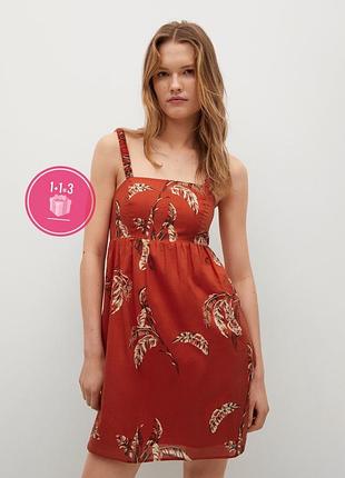 Новое! хлопковое платье mango