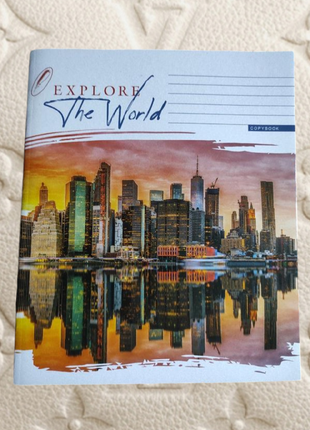 Зошит загальна 96 аркушів, папір газетний, клітина