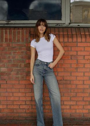 Джинси zara wide leg