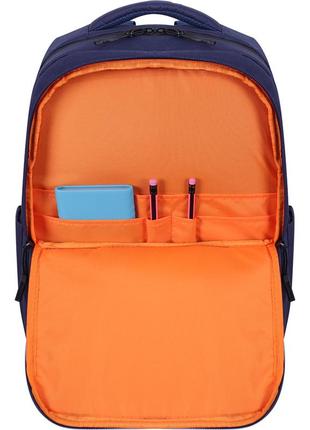 Рюкзак для ноутбука, діловий stark синього кольору чоловічий, жіночий міський рюкзак на 22 літри5 фото