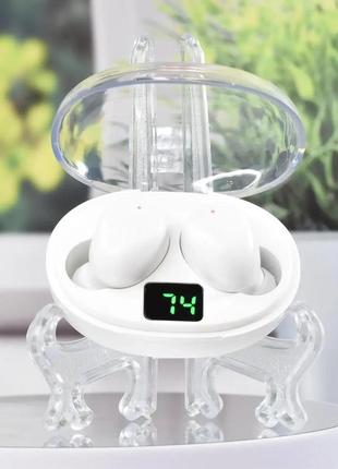 Беспроводные наушники airdots k20, вакуумные  блютуз наушники, bluetooth наушники белый