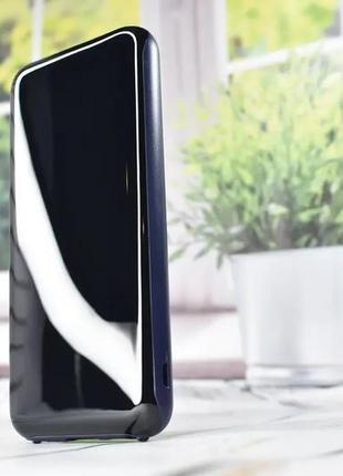 Павербанк 10000 mah power bank kj-215 повербанк швидка зарядка, портативний зарядний пристрій violet