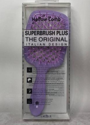 Щетка-расческа пластиковая super brush цвет 20043 фото