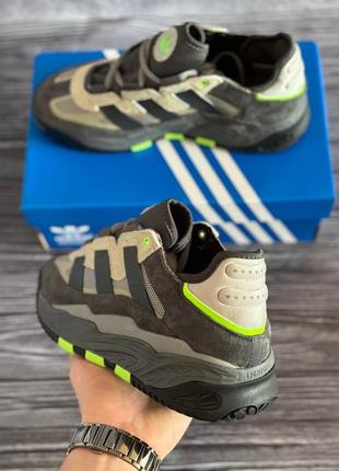 Adidas niteball grey green4 фото