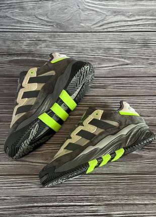 Adidas niteball grey green3 фото