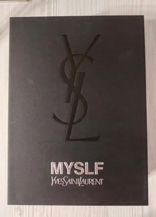 Подарунковий набір yves saint laurent myslf ( парфумована вода eau de parfum 100 ml. and мило nettoyant solide 100 g.)3 фото