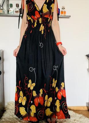 Красивезне плаття сарафан в підлогу