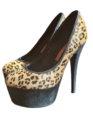 Туфли на платформе итальялия леопардовый принт2 фото