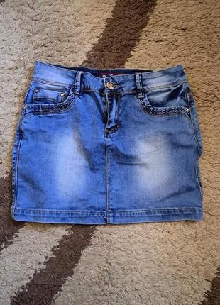 Юбка джинсовая.1 фото