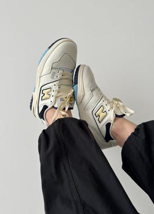 Стильные кроссовки высокого качества в стиле new balance 550 xatch paul cream5 фото