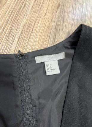 Сукня чорна замш h&m marant розмір 42, l2 фото