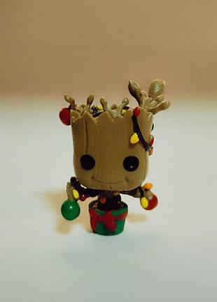 Фігурка героя marvel funko pop! marvel holiday - groot (святковий грут/ґрут)