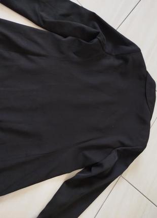 Стильный черный базовый пиджак блейзер5 фото