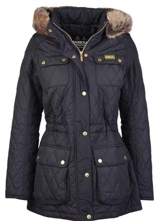 Barbour enduro quilt стёнаная куртка парка размер s/m