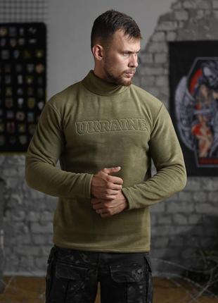 Кофта флисовая тактическая койот ukraine soft! флісівка тактична чоловіча койот! флисовка осень-зима! фліска тактична!