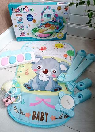 Музичний розвиваючий килимок для хлопчика 0+