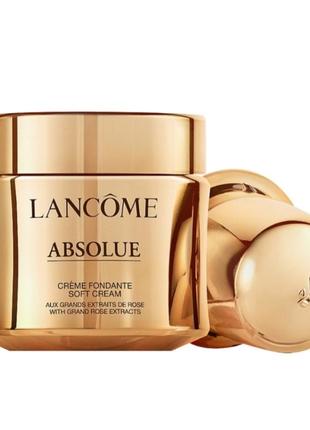 Восстанавливающий осветляющий крем для лица
lancome absolue regenerating brightening soft cream refill (сменный блок) 60 ml.
