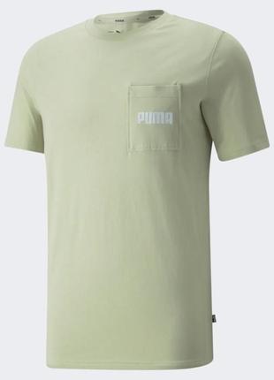 Футболка puma modern basics pocket men's tee