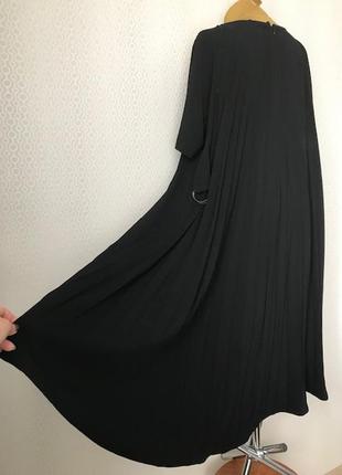 Дизайнерское оригинальное черное платье от cora kemperman, размер xl-3xl4 фото