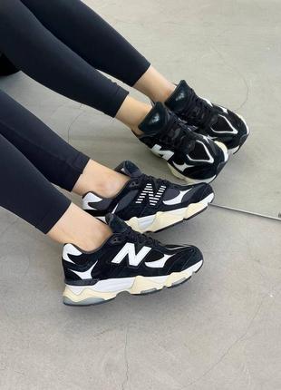 Кросівки new balance 9060 black/white1 фото