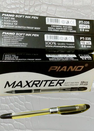 Ручки plano maxriter. толщина линии 0,6 мм. цвет черный