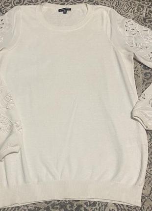 Лонгслив з ажурними рукавами